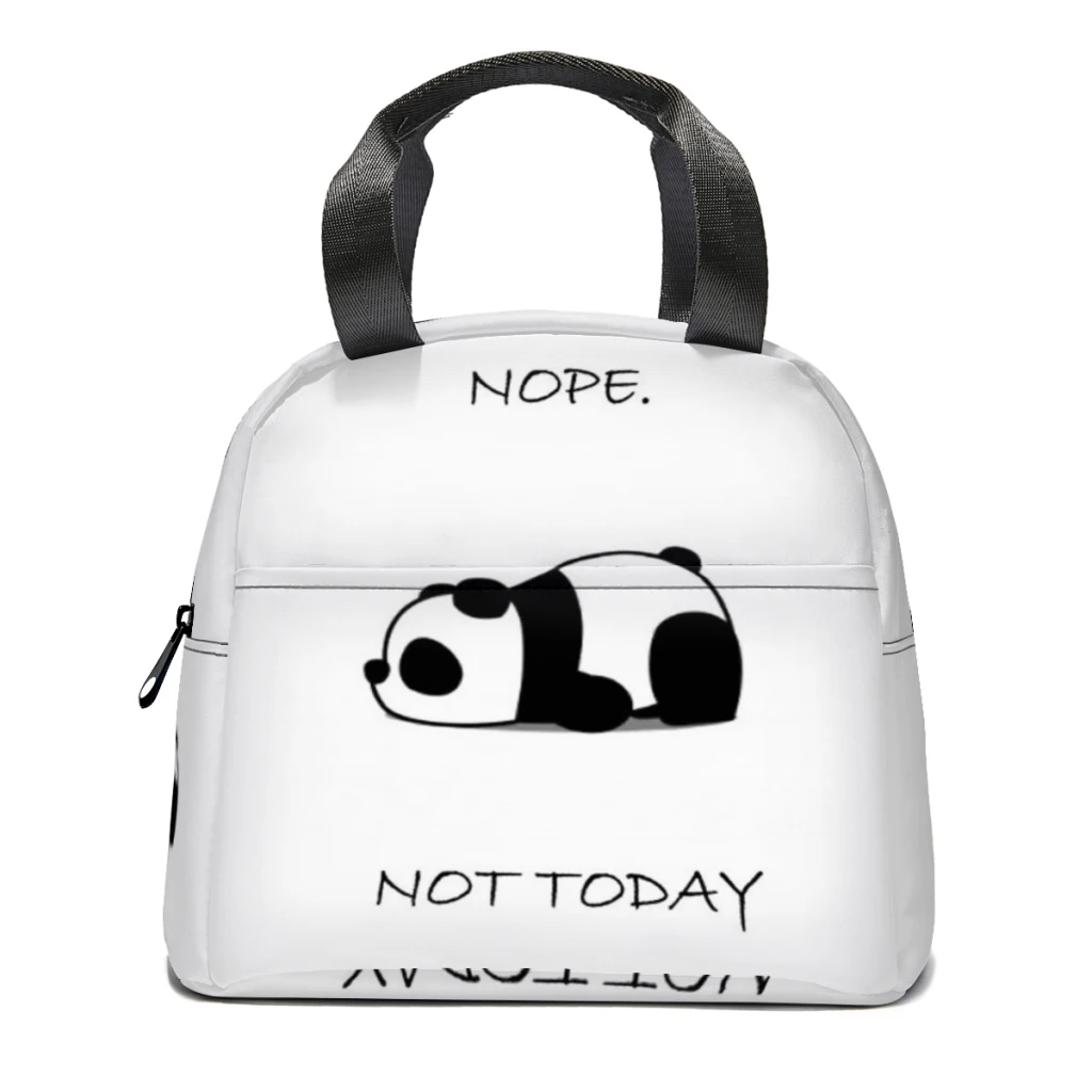 

Sleeping panda Lunch Bag for School Waterproof Picnic Thermal Cooler Insulated Lunch Box Women Kids Tote Bags