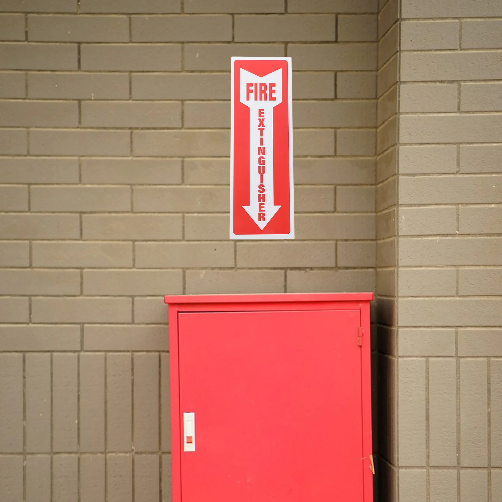 Pegatinas de 8 piezas para extintor de incendios, etiquetas adhesivas de seguridad para tienda minorista, oficina y restaurante, 3100X1050X010CM