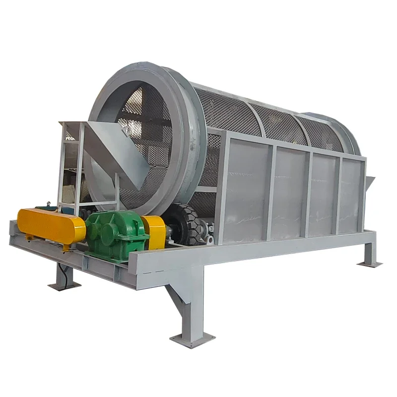 Rotary Rotaspiral Drum Trommel Screen Sand Rotary Drum Filter Screen  Used for Sieving Size of Mineral Particles