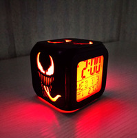 3D Little Alarm Clock Creative Led Small Night Lamp Electronic Clock Antair Nightstand Bedroom Atmosphere Light