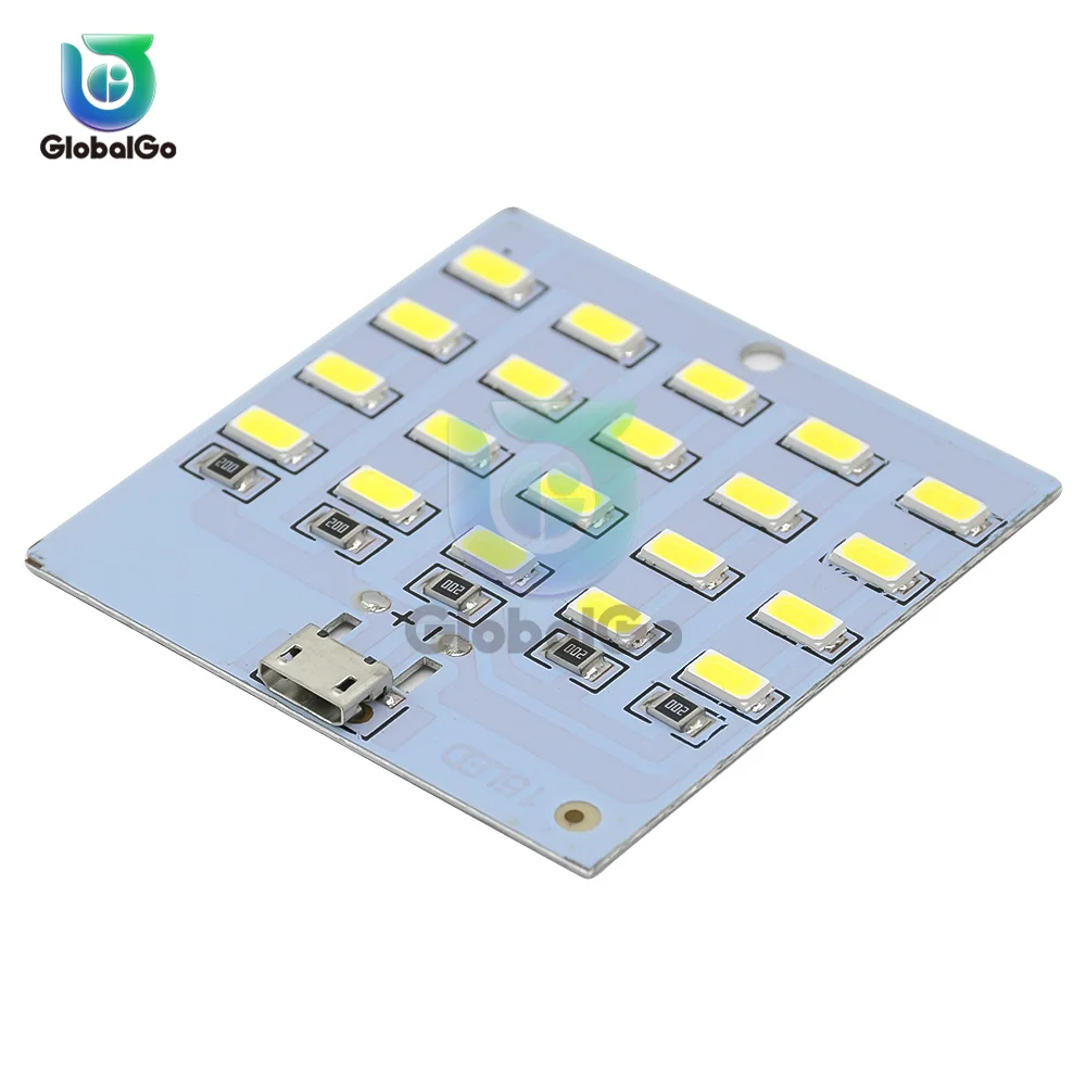 High quality 5730 smd LED Lighting Panel 5V 430mA~470mA White Mirco USB 5730 USB Mobile Light Emergency Light Night Light