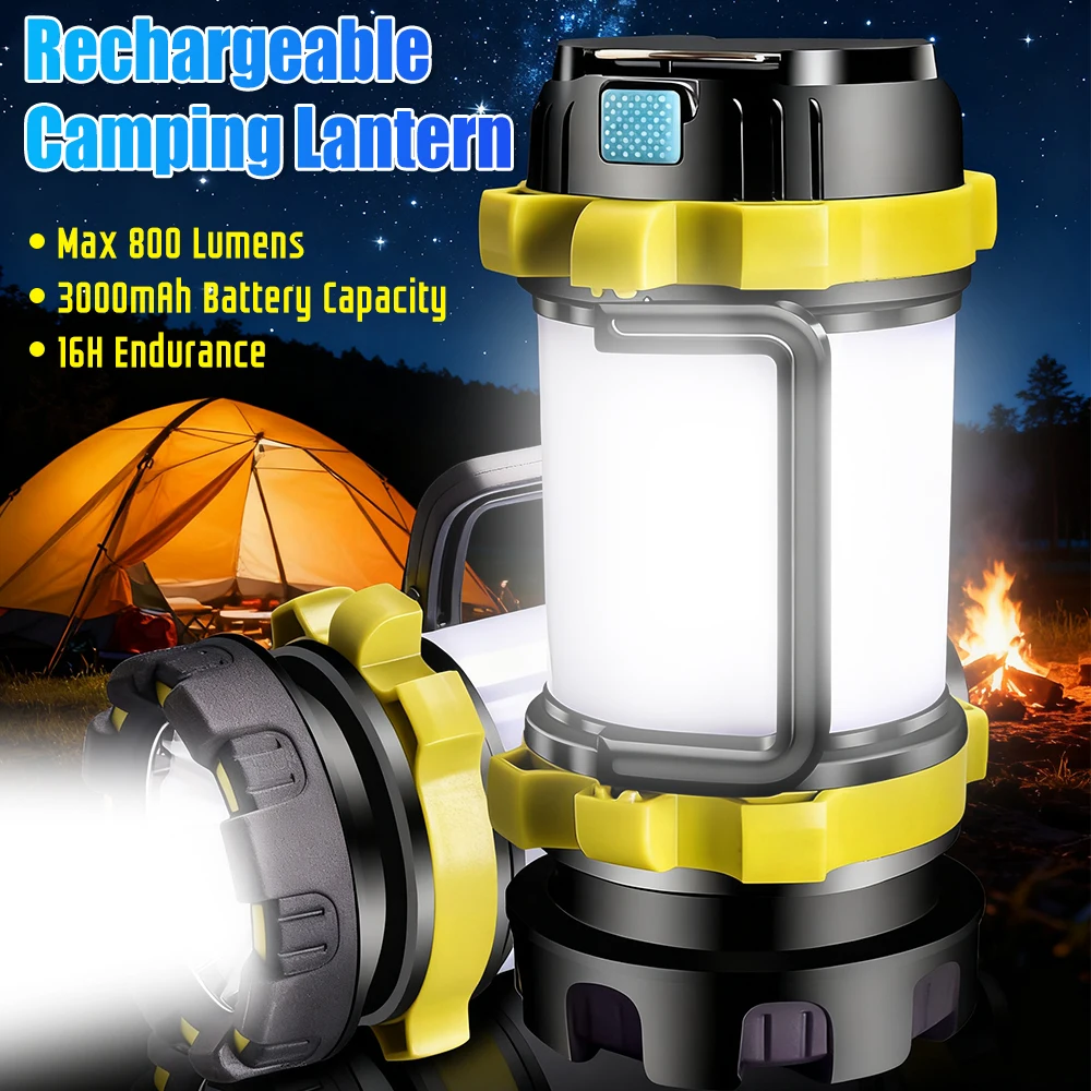 USB wiederaufladbare LED multifunktionale Notbeleuchtung Haus Outdoor tragbare Laternen Notfalllampe Laterne BBQ Camping Licht