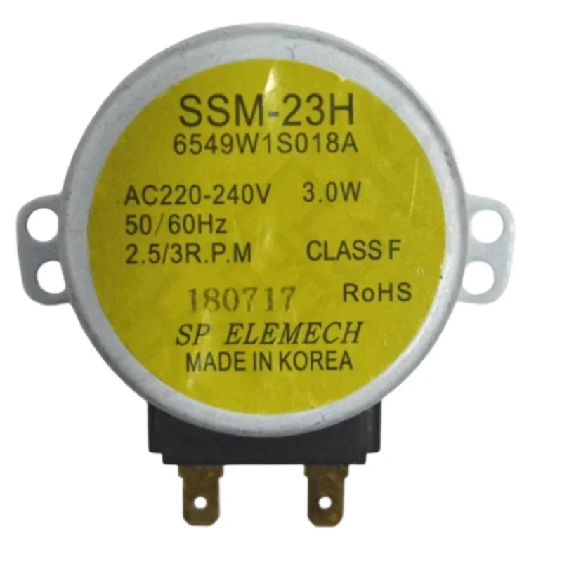 microwave oven tray synchronous motor SSM-23H 6549W1S018A for lg parts for microwave oven accessories