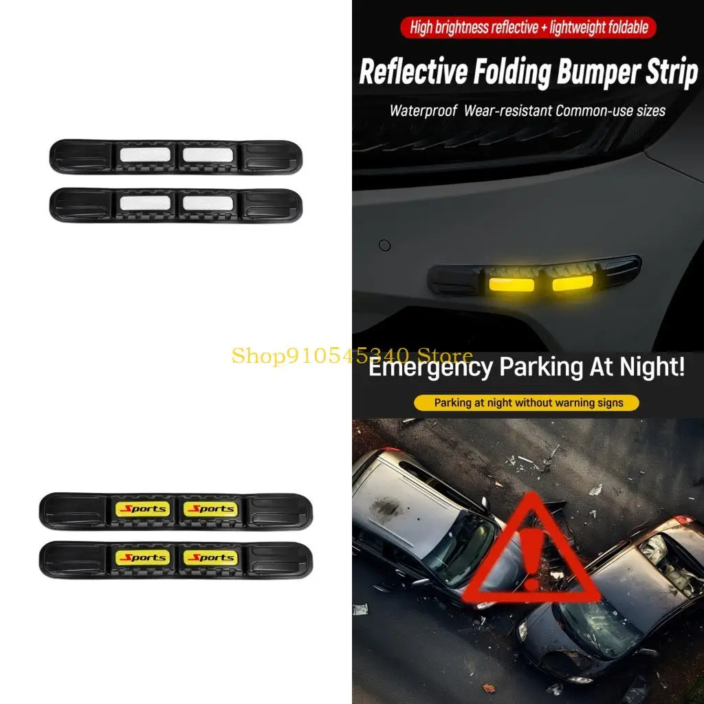 

U2JA Bumper Guard Strips Anti Scratch Tape Easy Install Adhesive Protectors for Car