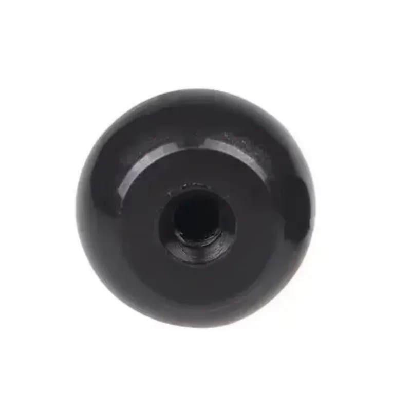

taLthpPR 2Pcs M10 M12 M16 Bakelite gum wood ball 32mm-50mm OD hand nuts spherical Round Handle mechanical Grip nut black