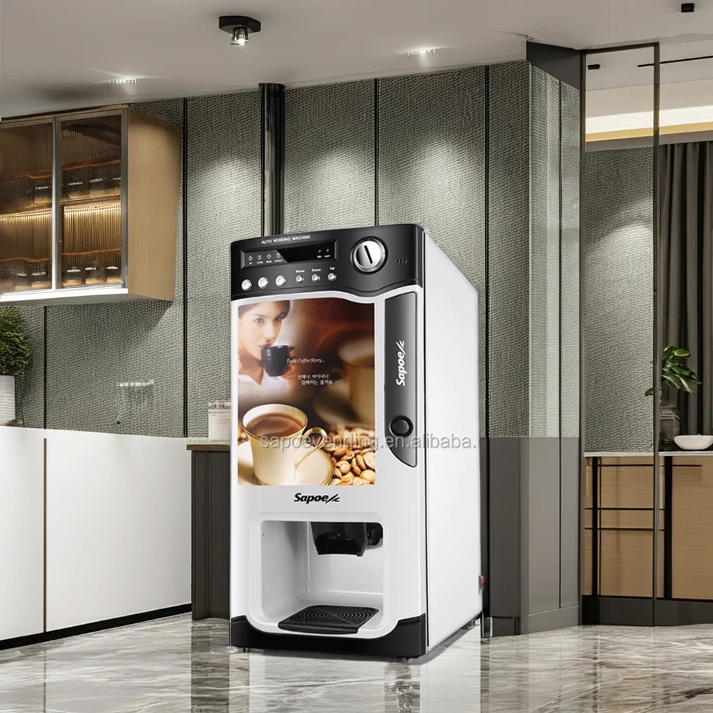 820w professional economical coffee machine commercial tea coffee vending machine suitable for office supermarket coffee shop