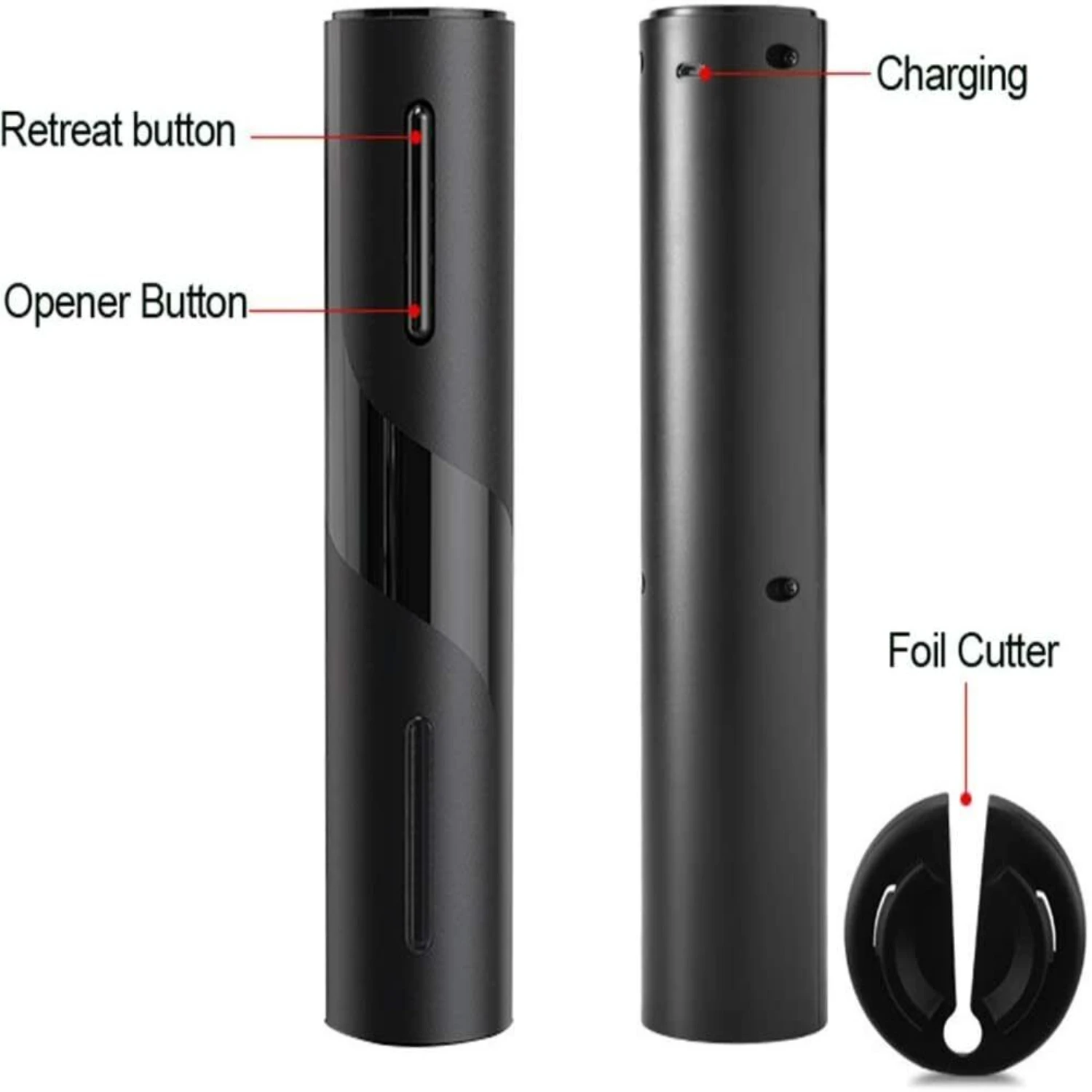 مجموعة حفظ النبيذ الفاخرة القابلة لإعادة الشحن - تعزز متعةك مع الخبرة الأنيقة والمريحة - A Di #3