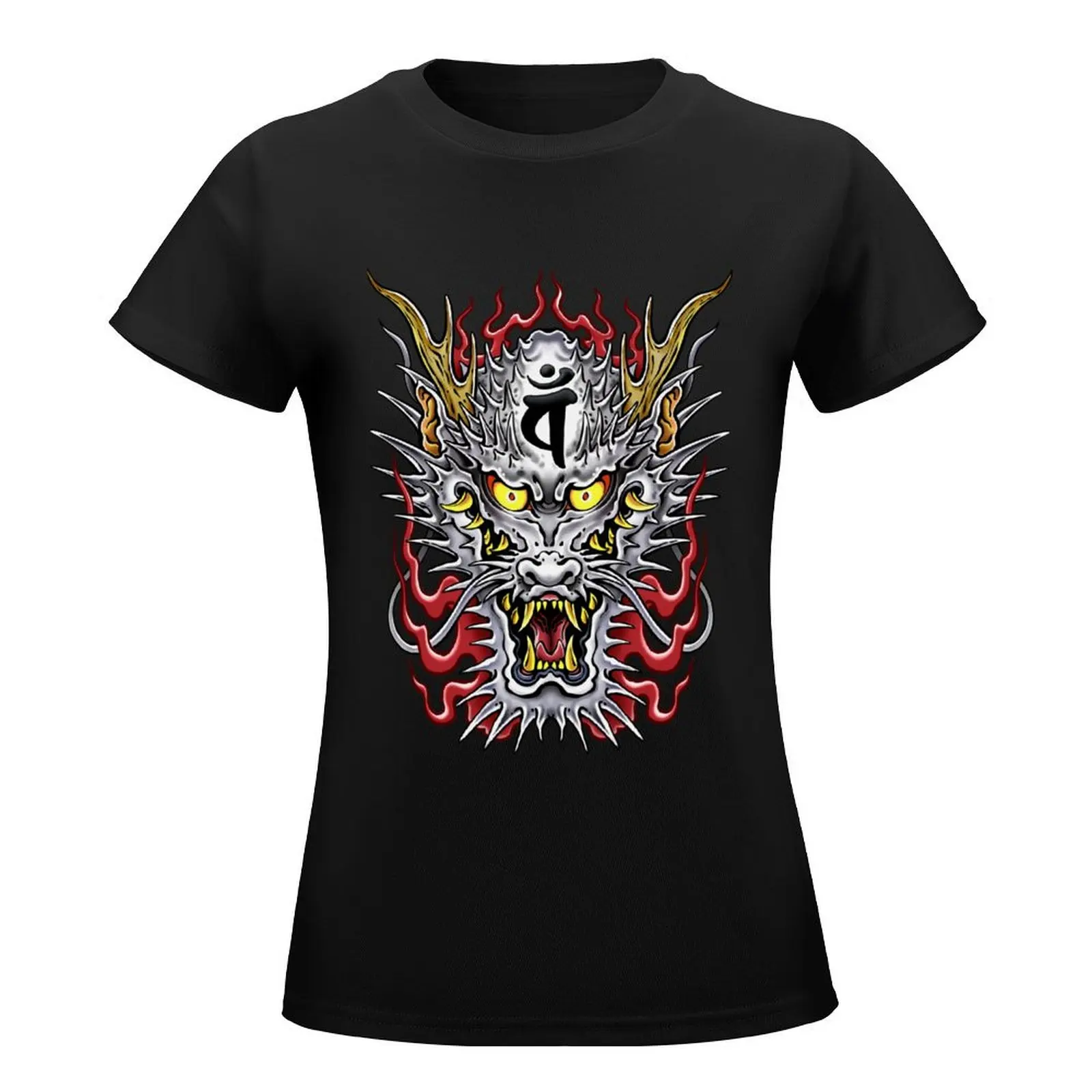 Kazuma Kiryu dragon T-Shirt sublime summer top graphics white t shirts for Women