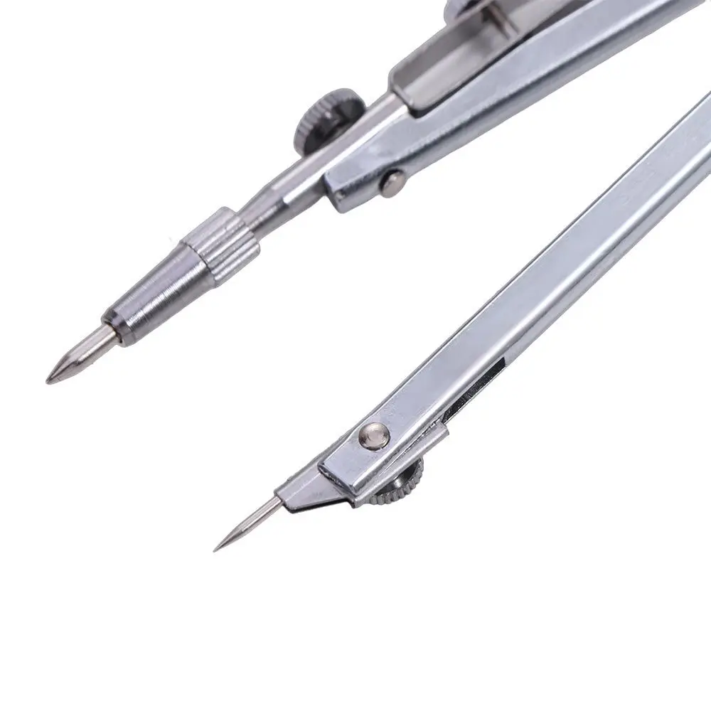 Metal Sketch Compass 8601 Black Refill Metal Drawing Compass Set Compass Set Drawing Instruments Assembled Compass with Refills