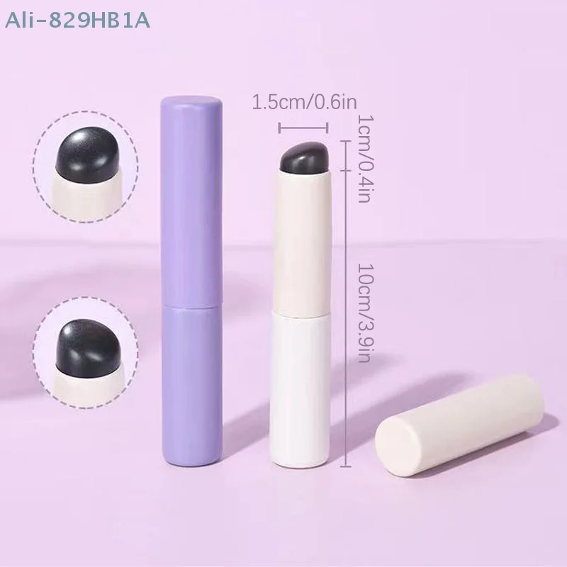 Silikon abgewinkelte Concealer Bürste wie Fingers pitzen q weiche tragbare runde Kopf Silikon Make-up Pinsel Lippen bürste Lippenstift Pinsel