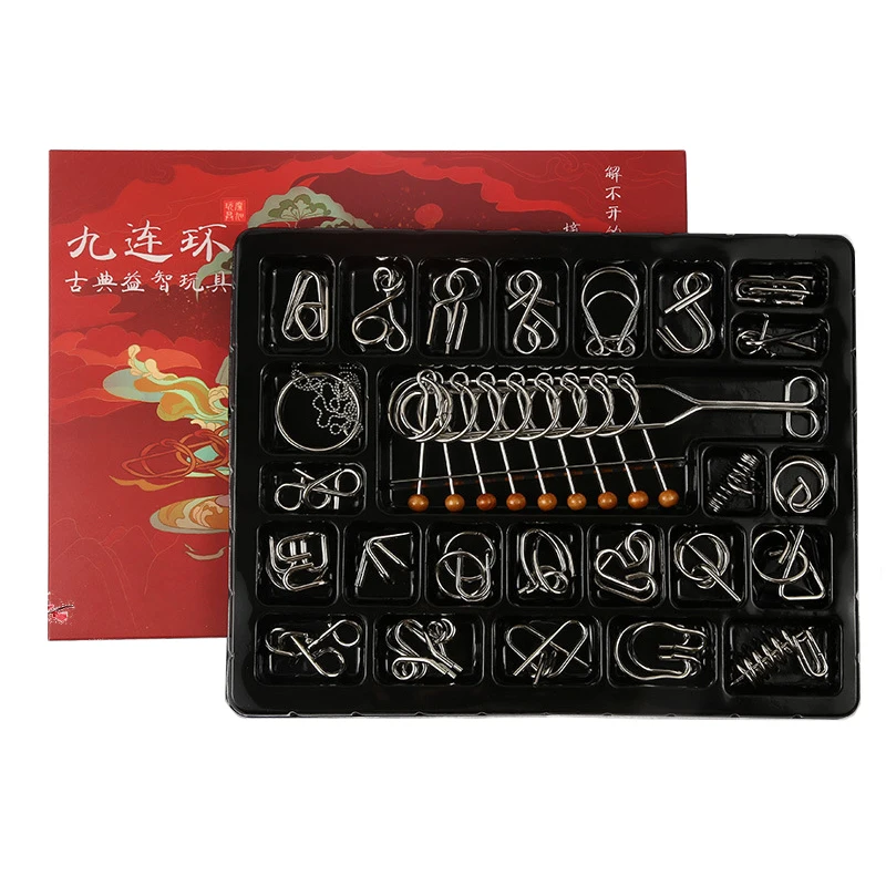 Metal Wire Puzzle Solution IQ Test Brain Teaser Kids Adults Unlock Interlock Game Educational Toys Juegos De Inteligencia