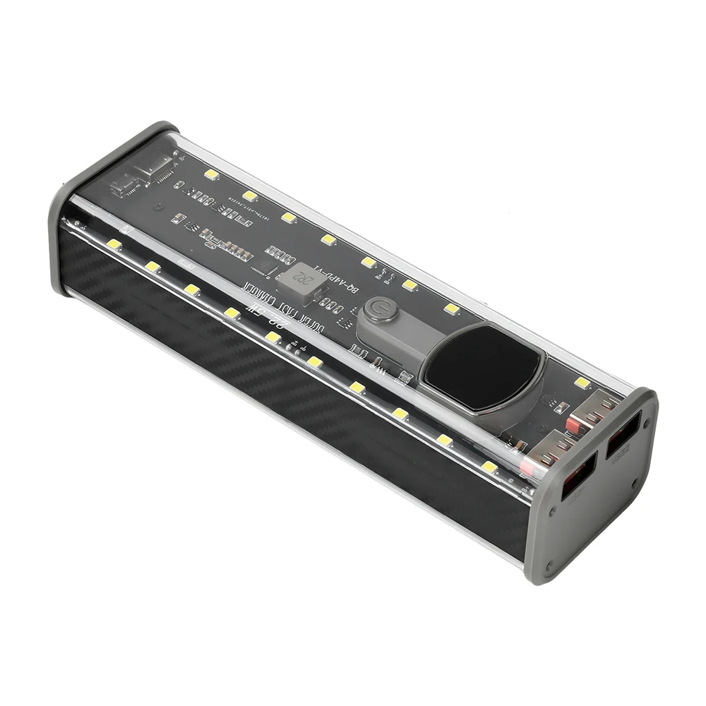 PD 22,5W Schnelllade-Powerbank-Gehäuse 4-Zellen 21700 Batteriegehäuse Lötfreies DIY-Powerbank-Gehäuse Mobiltelefon-Stromversorgung – Detail 14