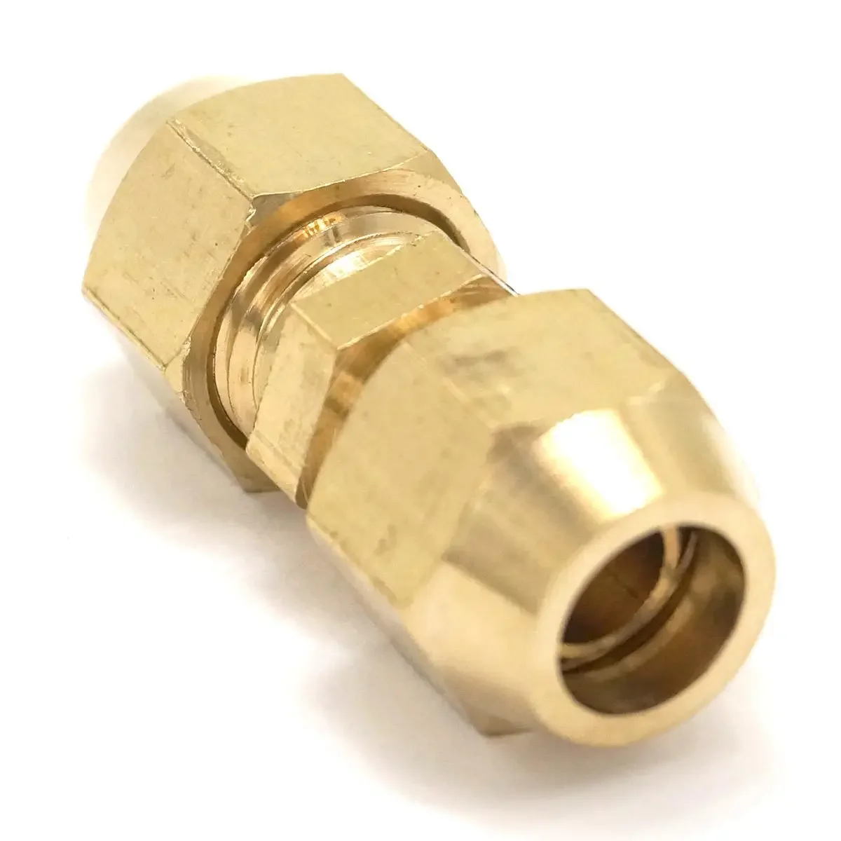 Flare Rohr OD 8mm x Flare Rohr OD 8mm Messing Flare Stecker Rohr Pneumatische Fitting mit Kurzen flare Mutter