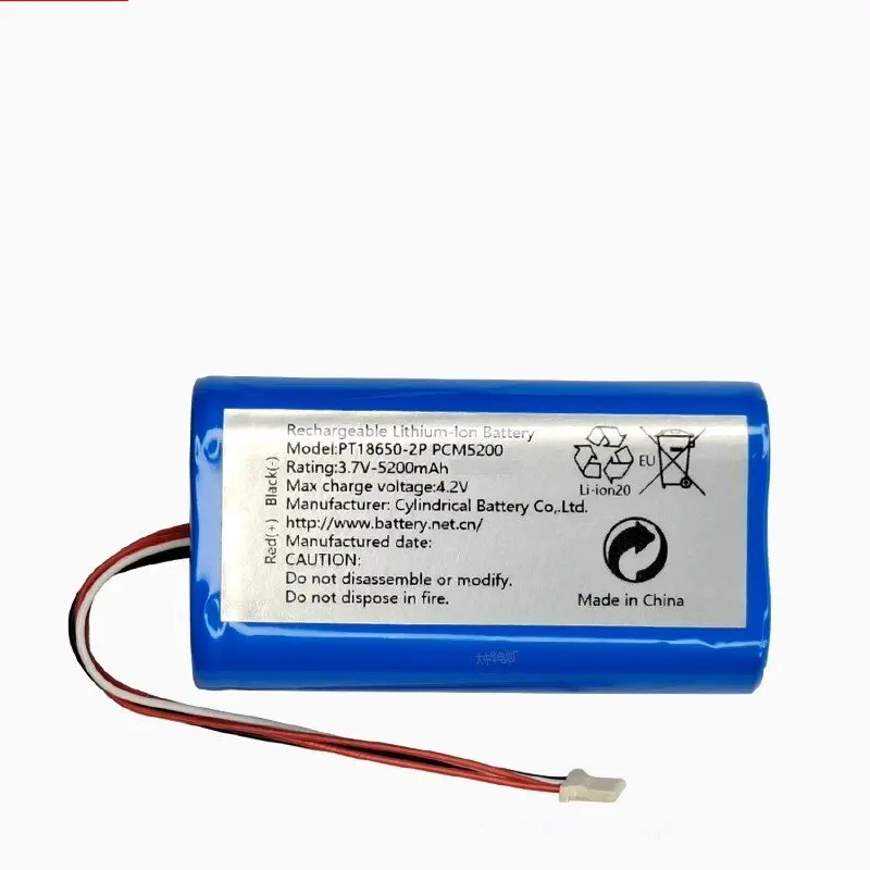

Аккумуляторный литиевый блок PCM5200 PT18650-2P 3.7В 5200мАч