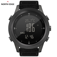 NORTH EDGE APACHE-46 Men Digital Watch Outdoor Sports Running Swimming Outdoor Sport Watches Altimeter Barometer Compass WR50M