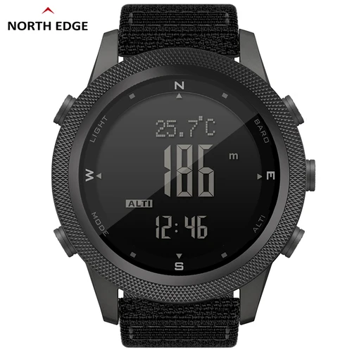 NORTH EDGE APACHE-46 reloj Digital para hombre deportes al aire libre correr natación relojes deportivos al aire libre altímetro barómetro brújula WR50M