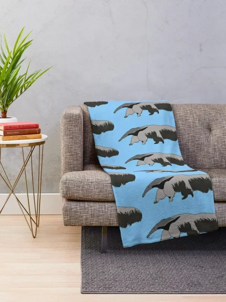 A GIANT ANTEATER?! (Small) Throw Blanket Nap manga Luxury Designer Blankets