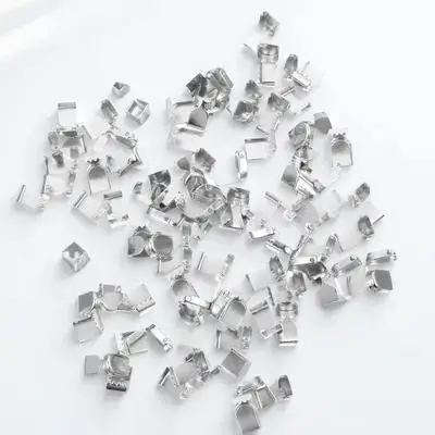

100pcs Shoelace Clips Metal Shoe Lace Buckles Durable Sneaker Locks Lace Fasteners for Boots Basketball for Elderly