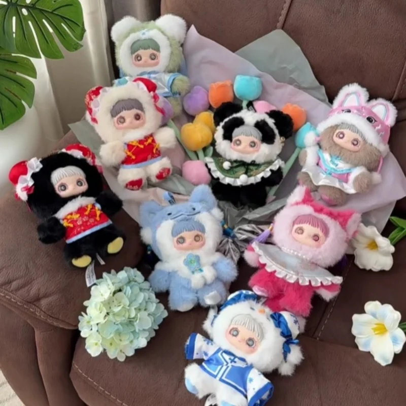 Maymei ได้รับอนุญาตอย่างเป็นทางการรุ่น 3 ฤดูใบไม้ผลิบทกวีกล่องตาบอดตุ๊กตา Plush ตุ๊กตาของเล่น Kawaii พวงกุญแจกระเป๋า Charm ของขวัญ