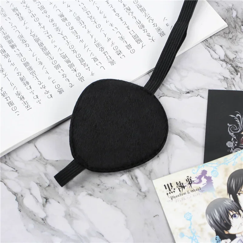 Genshin Impact Kaeya Kuroshitsuji Black Butler Ciel Phantomhive Blindfold Eye Patch occhiali costumi Cosplay puntelli accessori