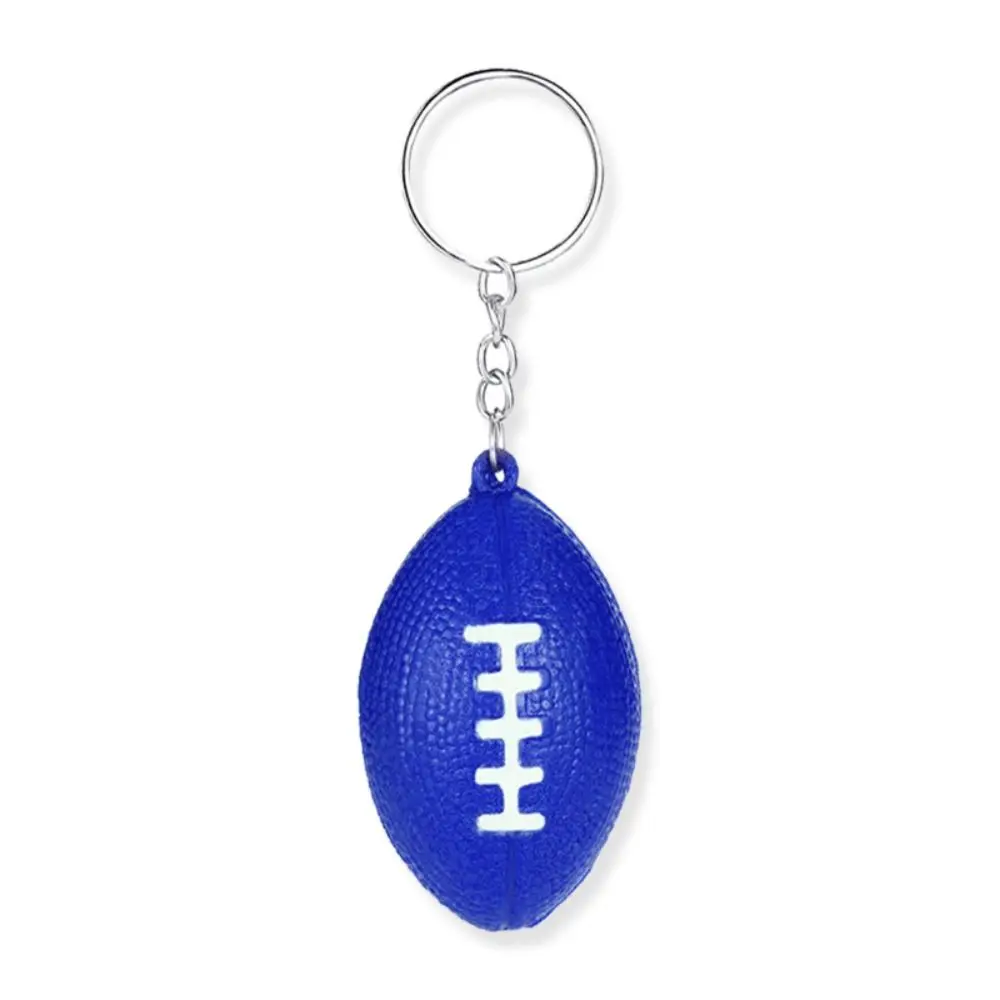 PU Leather Basketball Ball Keychains Baseball Football Simulation Soccer Keychain Volleyball Creative Football Pendant