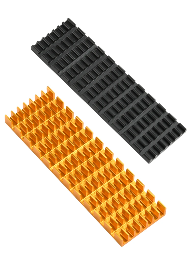 Disipador de calor de refrigeración, almohadillas térmicas TZT, radiador de disipación de calor M.2 para disco duro NGFF 2280 PCI-E NVME SSD