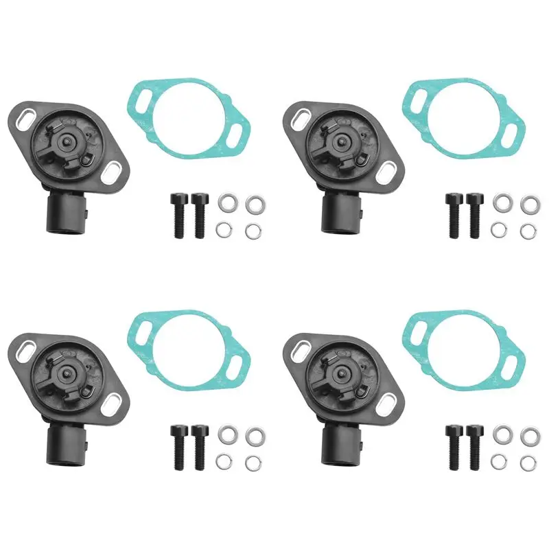 

4X New TPS Throttle Position Sensor Fit For 88-96 Honda Accord CRV CRX Civic Acura Integra 911-753