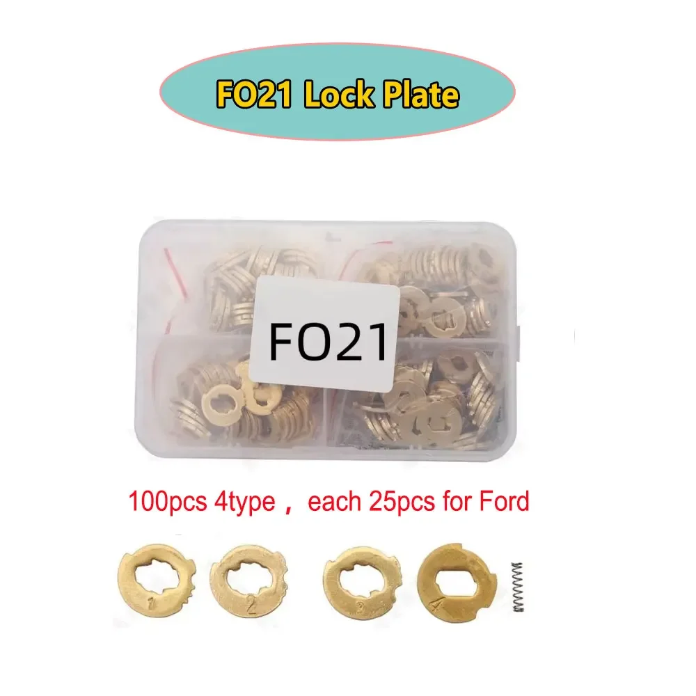 100Pcs/lot FO21 Lock Plate Car Lock Reed Plate for Ford Mondeo Car Lock Repair Accessories 1 2 3 4 Types Each 25pcs