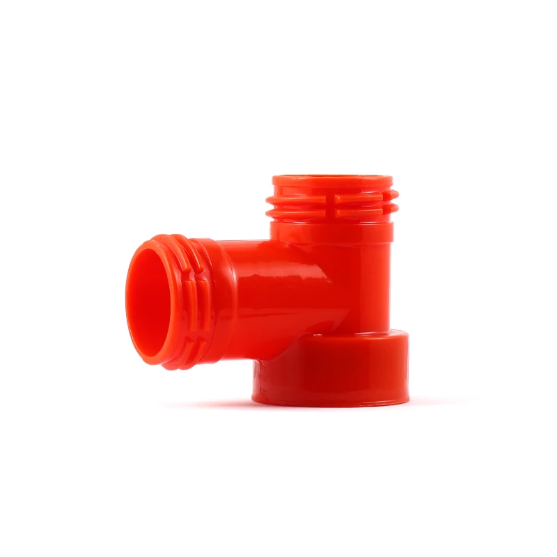 PET Bottle Carbonation Cap Tee,3 Way Connector For Soda Water Carbonated System