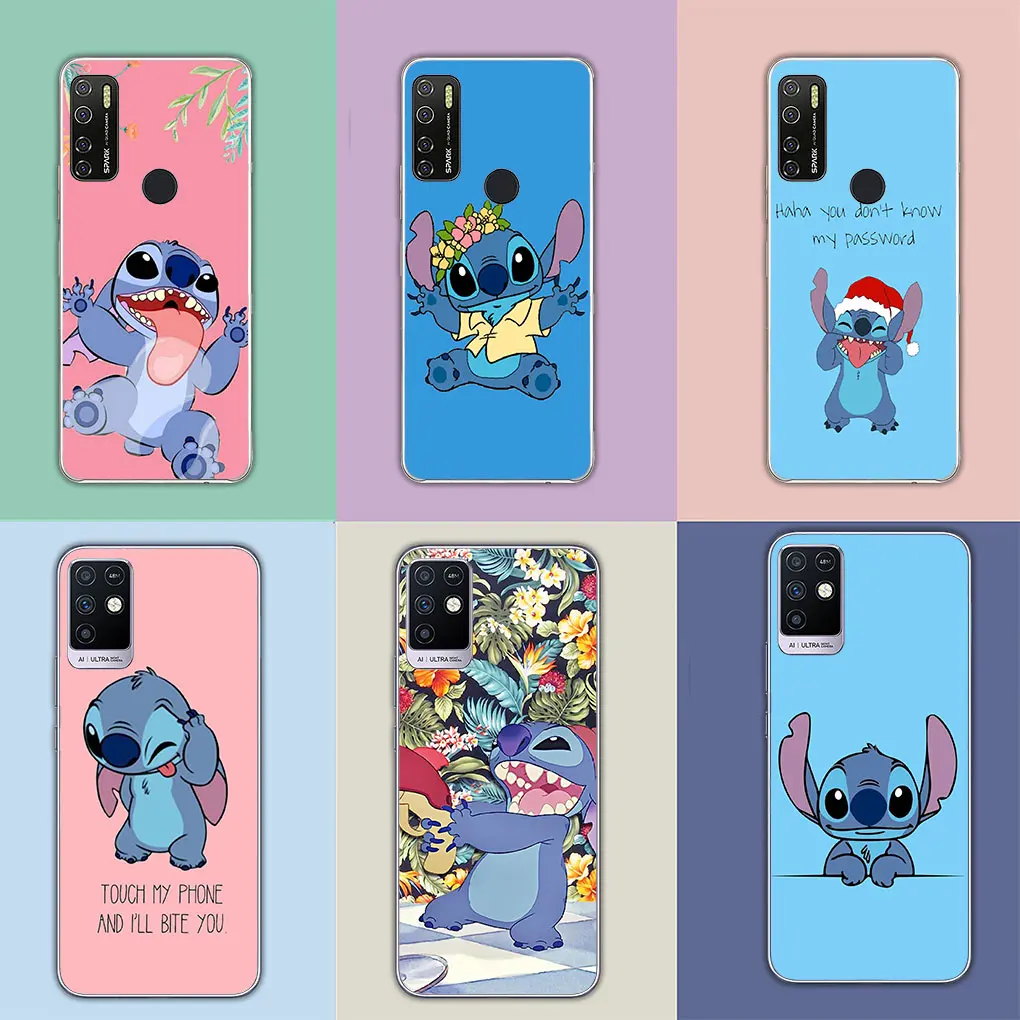 Lilo Stitch Anime Cute Soft Phone Cover for Motorola Moto G84 G14 G13 G53 G54 G62 G72 G82 G42 G32 G23 G22 E13 E20 Silicone Case