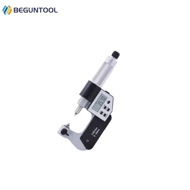 المسمار التناظري والرقمي ميكرومتر 0-25 مللي متر 25-50 مللي متر 50-75 مللي متر 75-100 مللي متر موضوع ميكرومتر المسمار خارج ميكرومتر #6