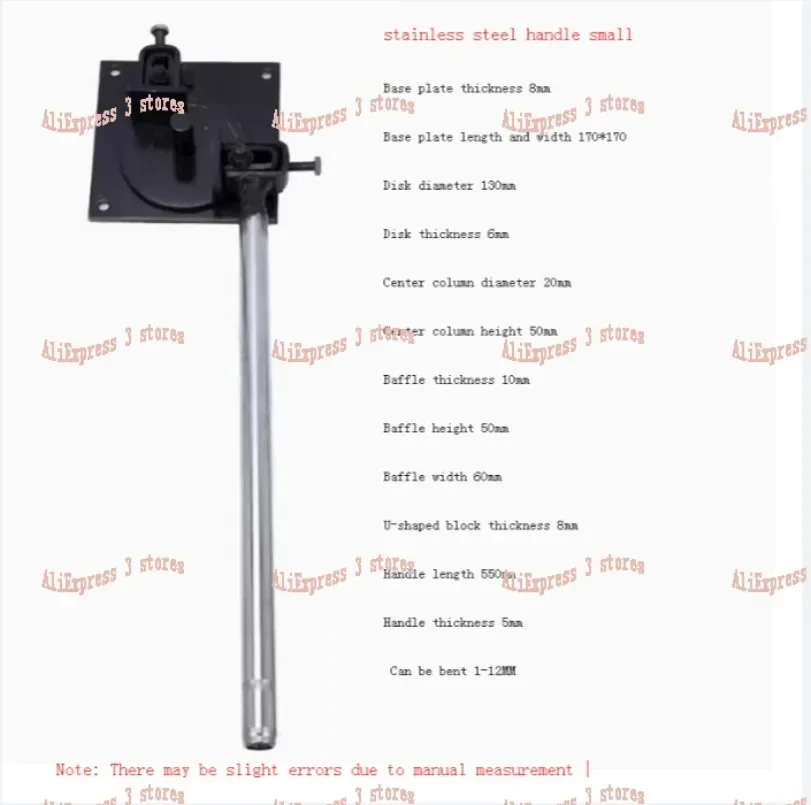 1-14mm Manual Steel Bar Bender Portable Construction Building Bending Machine Rebar Tool Deformed Rod Folding Machine