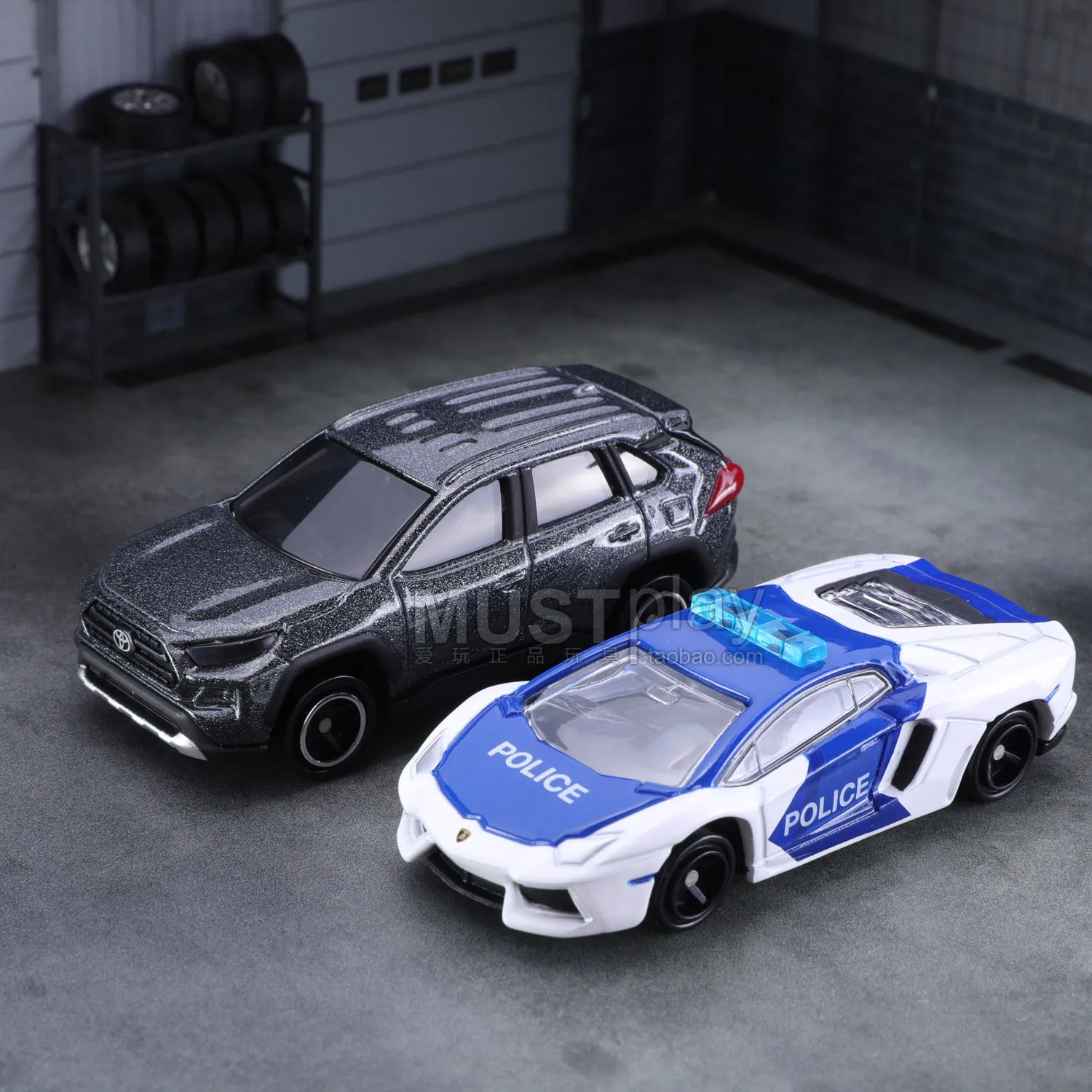 TAKARA TOMY Tomica nouveau NO.24 Toyota RAV4 NO.92 Lamborghini LP700-4 voiture de POLICE alliage jouet véhicule à moteur moulé sous pression modèle en métal cadeau