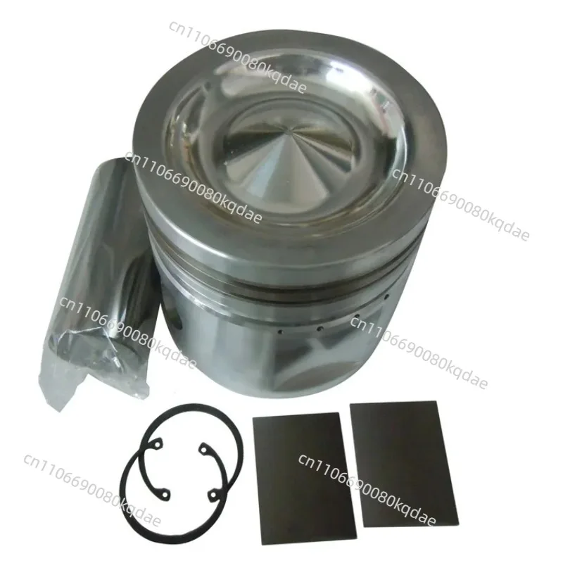 6 Sets Mechanical Piston Assembly Kits, Including Piston Rings, Power Unit Replacement Spare Components for Generator Equipment