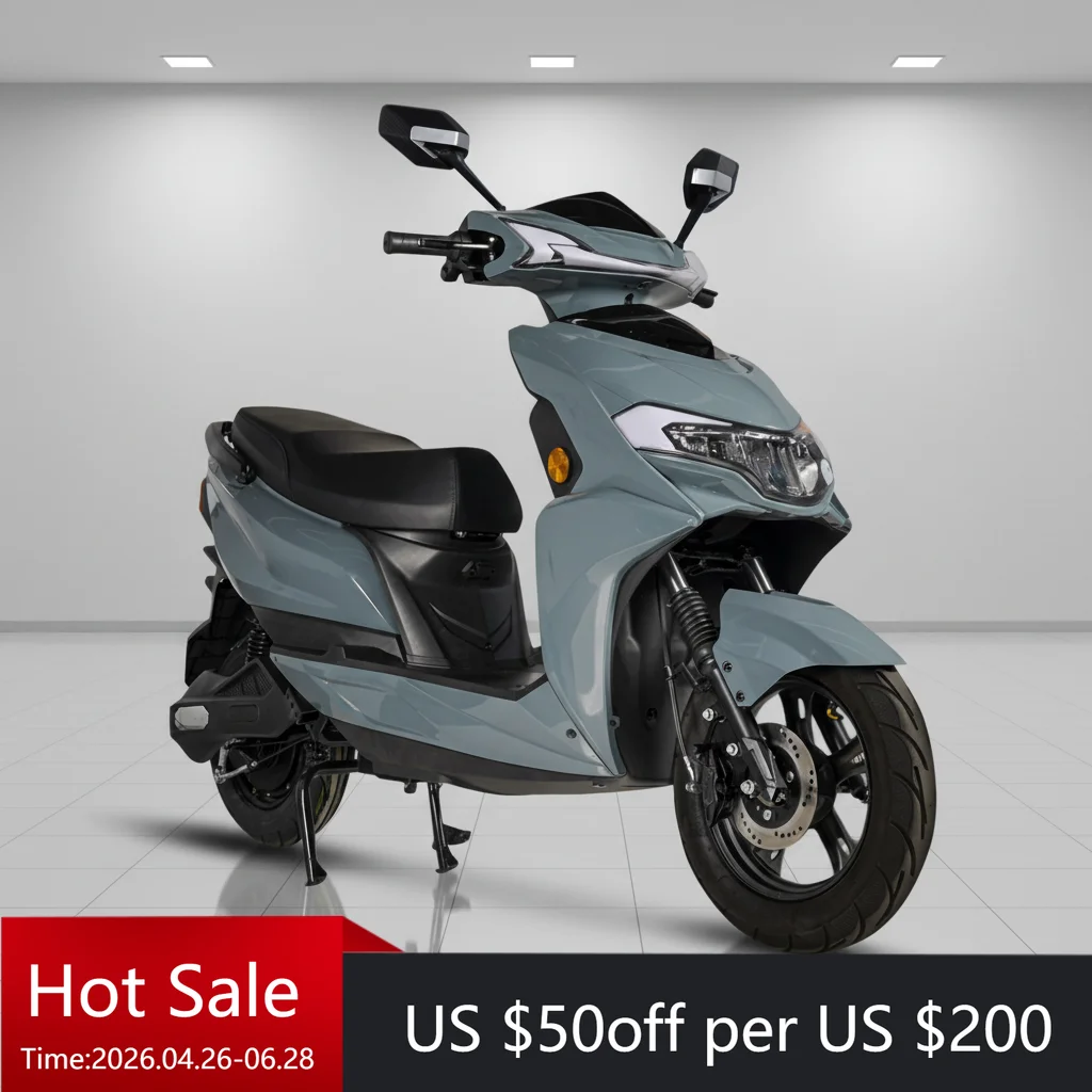 

1000W powerful two-wheeled electric motorcycle with long battery life