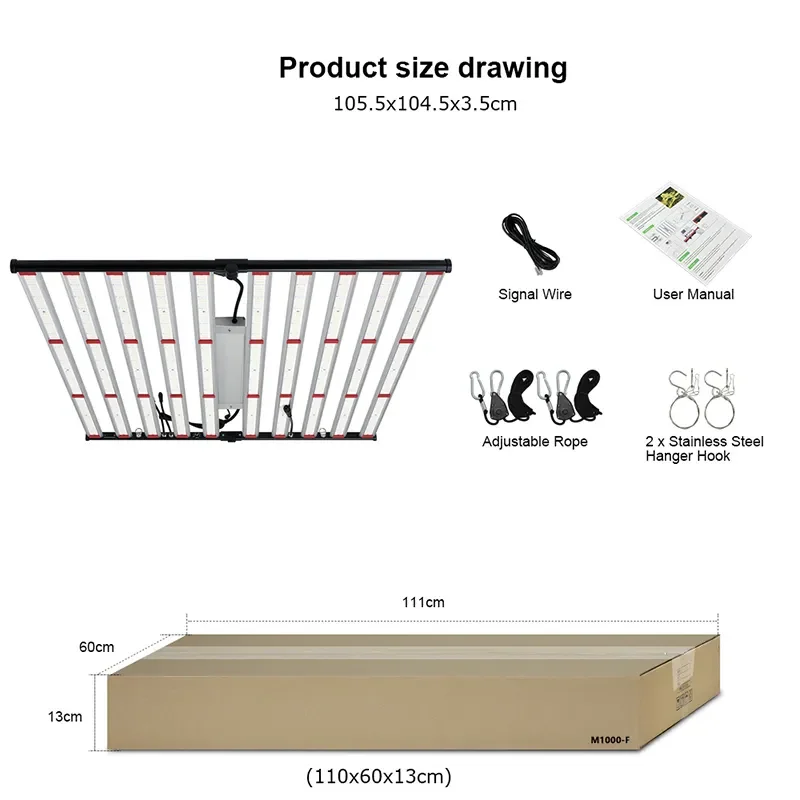 ETL 240W 320W 600W 800W 1000W Full Spectrum UV IR  Lm301b Dimmable System Foldable Grow Medical Plants Led Grow Lights - view 6