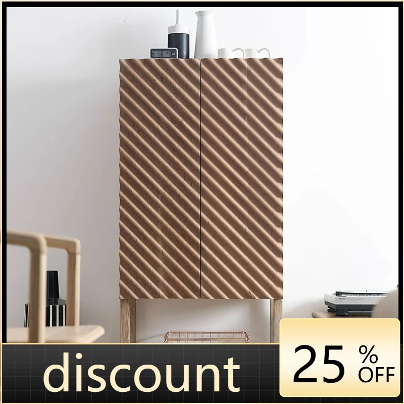 LTT Popsicle Double Door Cabinet Solid Wood Living Room Side Cabinet Storage Cabinet
