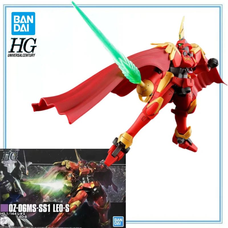 

BANDAI Original in Stock HG 1/144 OZ-06MS-SS1 LEO-S Gundam Assemble Model Kit Anime Action Figures Model Collectio Toy Gifts Toy