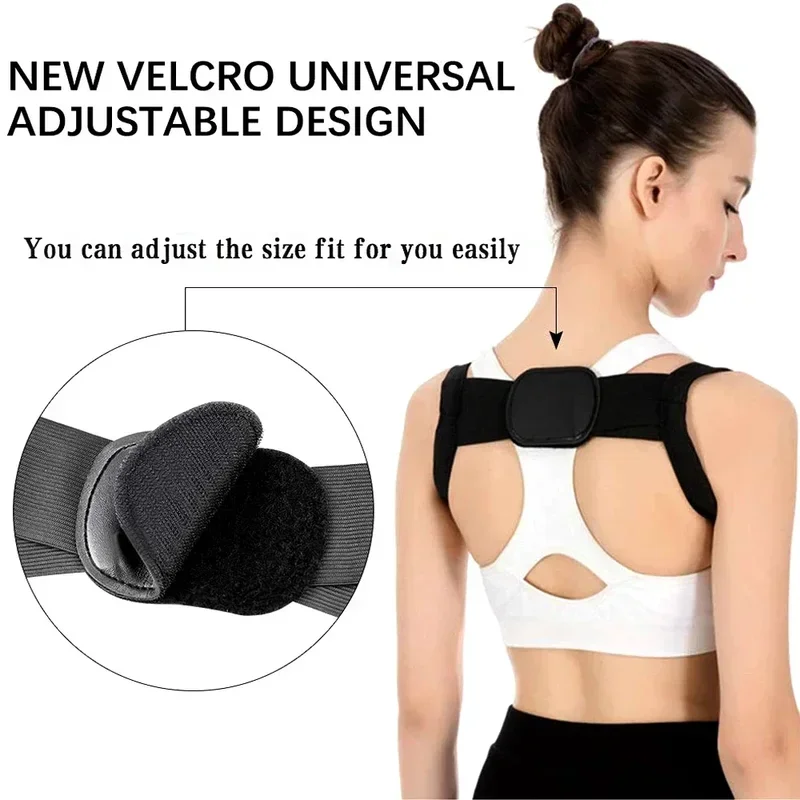 Adjustable Back Posture Corrector Stealth Camelback Support Posture Shoulder Belt Rectify Straighten Correction for Men Women