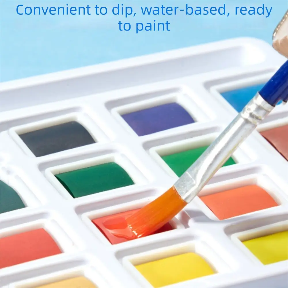 Portable Watercolor Paint Set Solid Watercolor Acuarela Professional Water Color Pigment Kit Professional Pigments