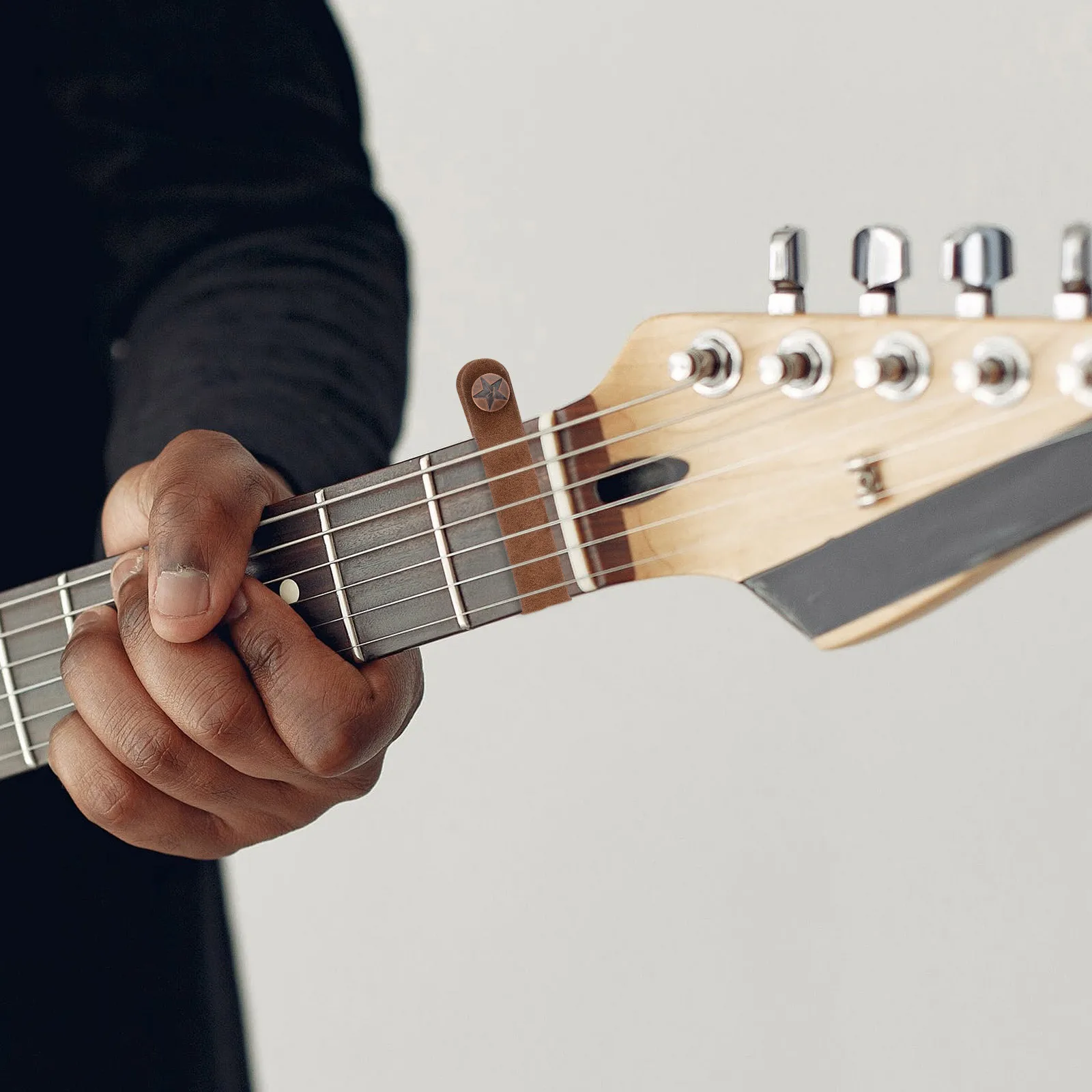 

4 pcs Guitar Headstock Strap for Electric Acoustic Bass Ukulele Banjo Neck Straps Secure Connection Accessories