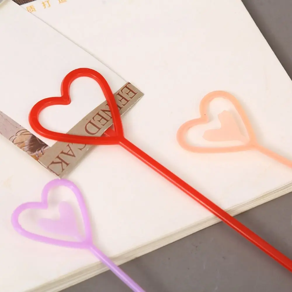 80Pcs Plastic Heart Flower Card Holder Multi-purpose Elegant Message Card Clip DIY Durable Party Decoration Card Holder