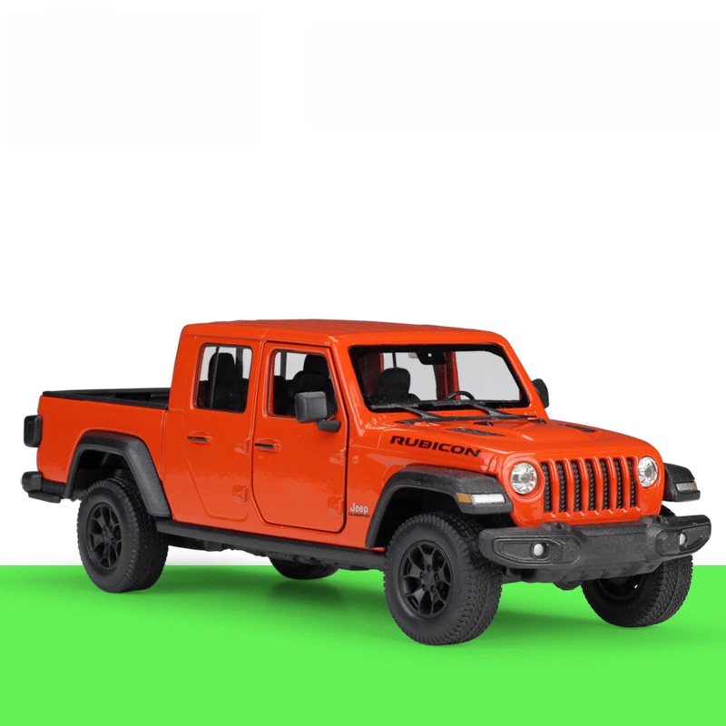 

Коллекционная модель WELLY масштаба 1:27, внедорожник Jeep GLADIATOR 2020 года, симуляция автомобиля из сплава, фигурка