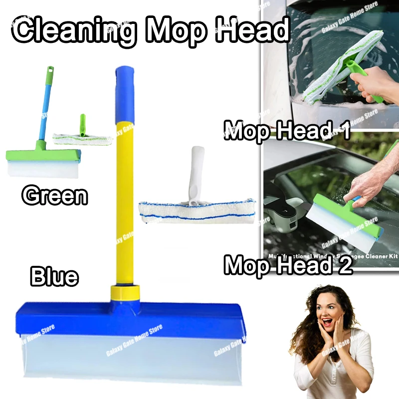 

Hot 12-inch Ultra-fine Fiber Cleaning Mop Head Home Bathroom Window Glass Auto Car Handheld Cleaners Brush Useful Accessories