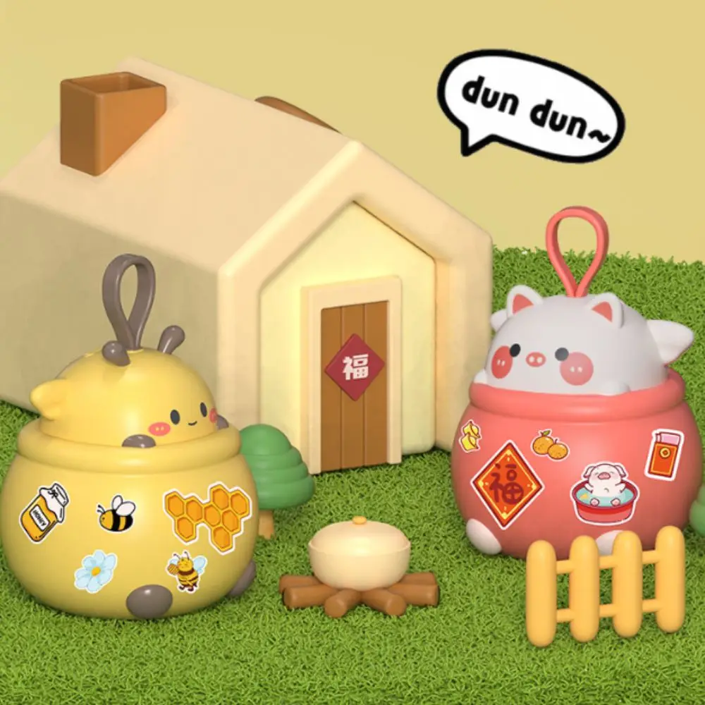 น่ารัก PANDA Piggy Bank Candy House ขนาดใหญ่ความจุสัตว์ Bank ปลอดภัยกล่อง Creative Bee หมูเด็กกล่องเงินเด็ก/เด็ก