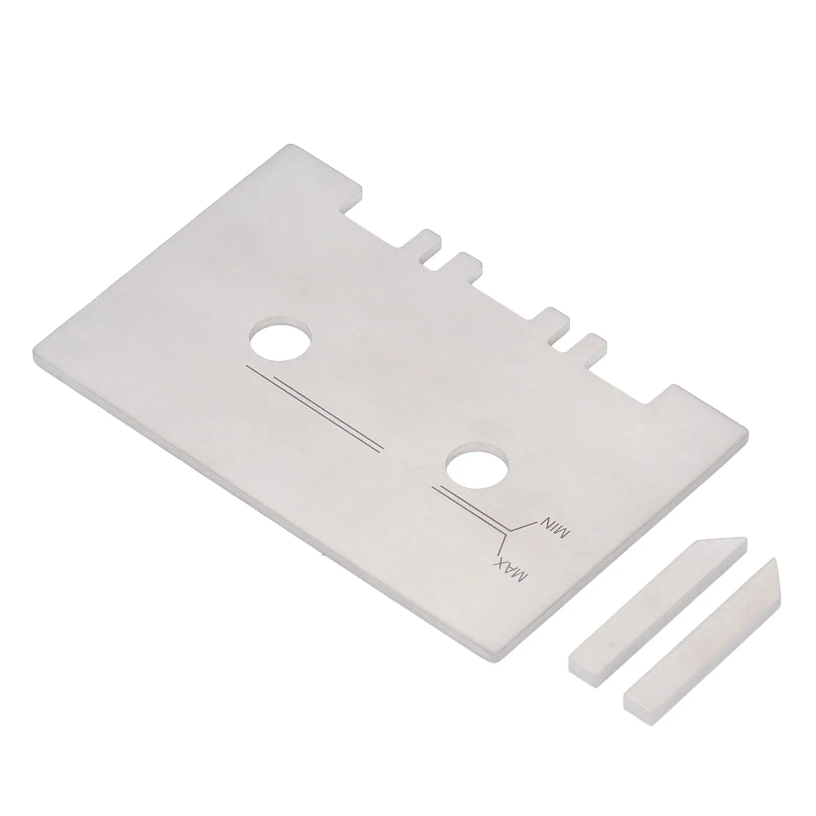 

Cassette Cauge Set Mechanical Alignment High Accuracy Guide Gauge Kit with 2pcs Check Bar Aluminum Alloy Easy To Install Sliver