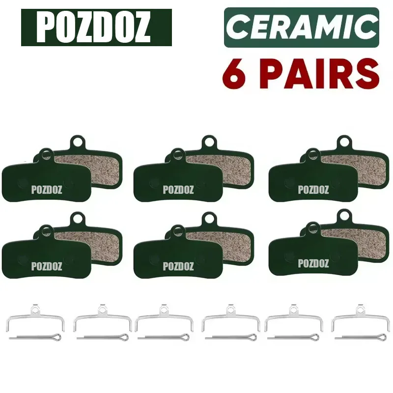 POZDOZ Keramik-Hydraulik-Scheibenbremsbeläge, verschleißfeste Scheibenbremsbeläge für SHIMANO D02S N03A 1/2/4/6/8/10 Paar MTB-Bremsbeläge – Detail 8