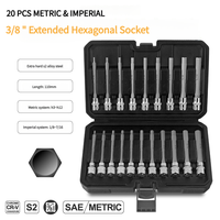 20PCS Socket Wrench Tool Set 3/8\