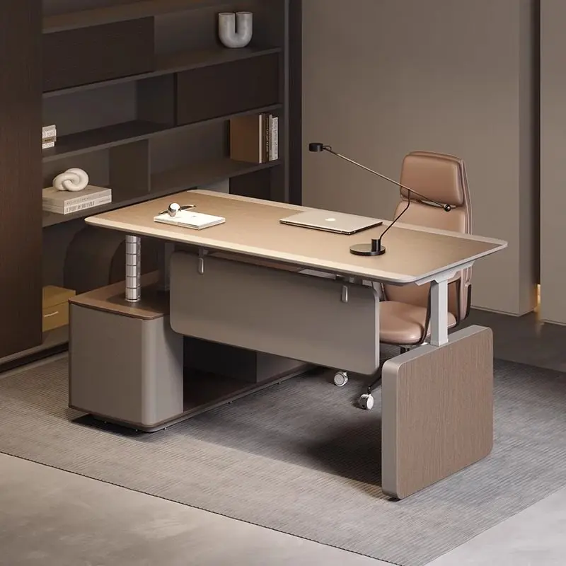 

Aesthetic European Office Desk Organizers Crafts Standing Adjustable Office Desk Luxury Mesa Ordenador Commercial Furniture
