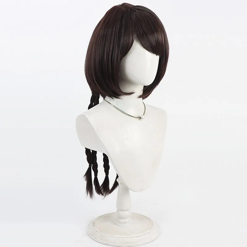 츠루네: 카제마이 고등학교 궁도부 오노기 카이 코스프레 가발, 오렌지-레드 티즈드 루츠